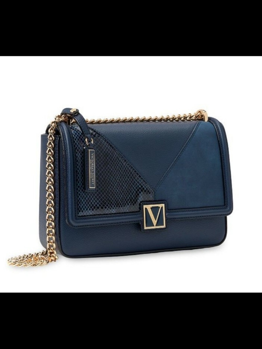 Victorias secert -Navy Chain Shoulder Bag